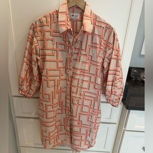 Holly Shea Pink Shirt Dress